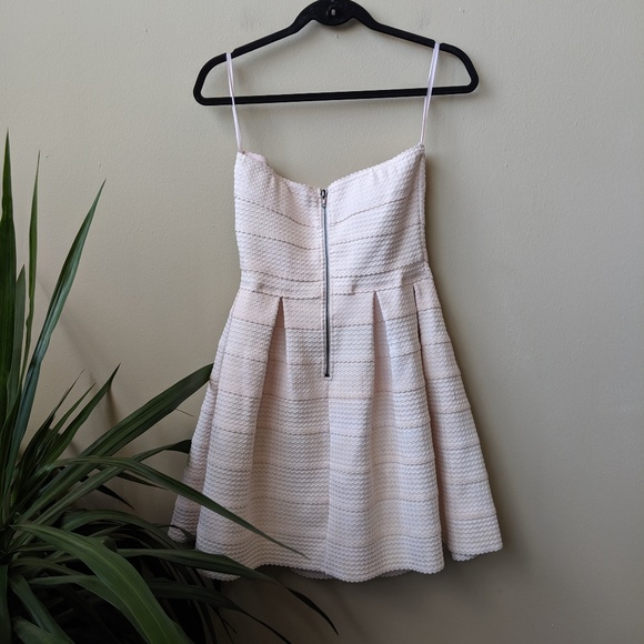 Jun & Ivy Blush Pink Strapless Bandage Mini Dress - Picture 2 of 5
